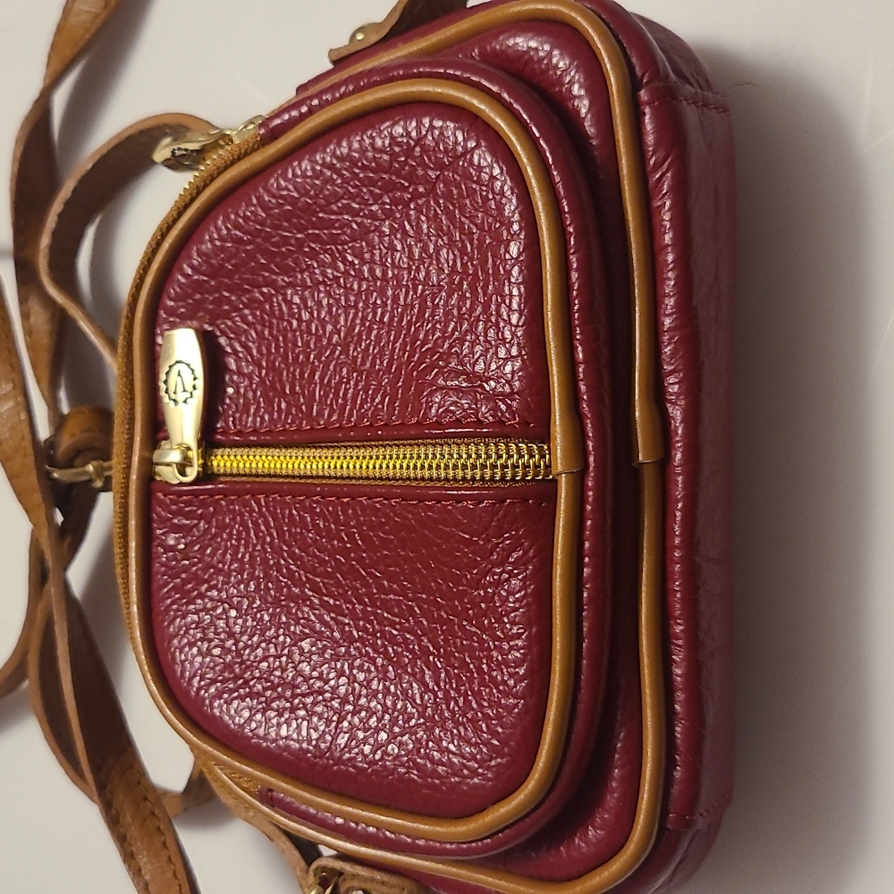 VALENTINA leather crossbody bag/purse